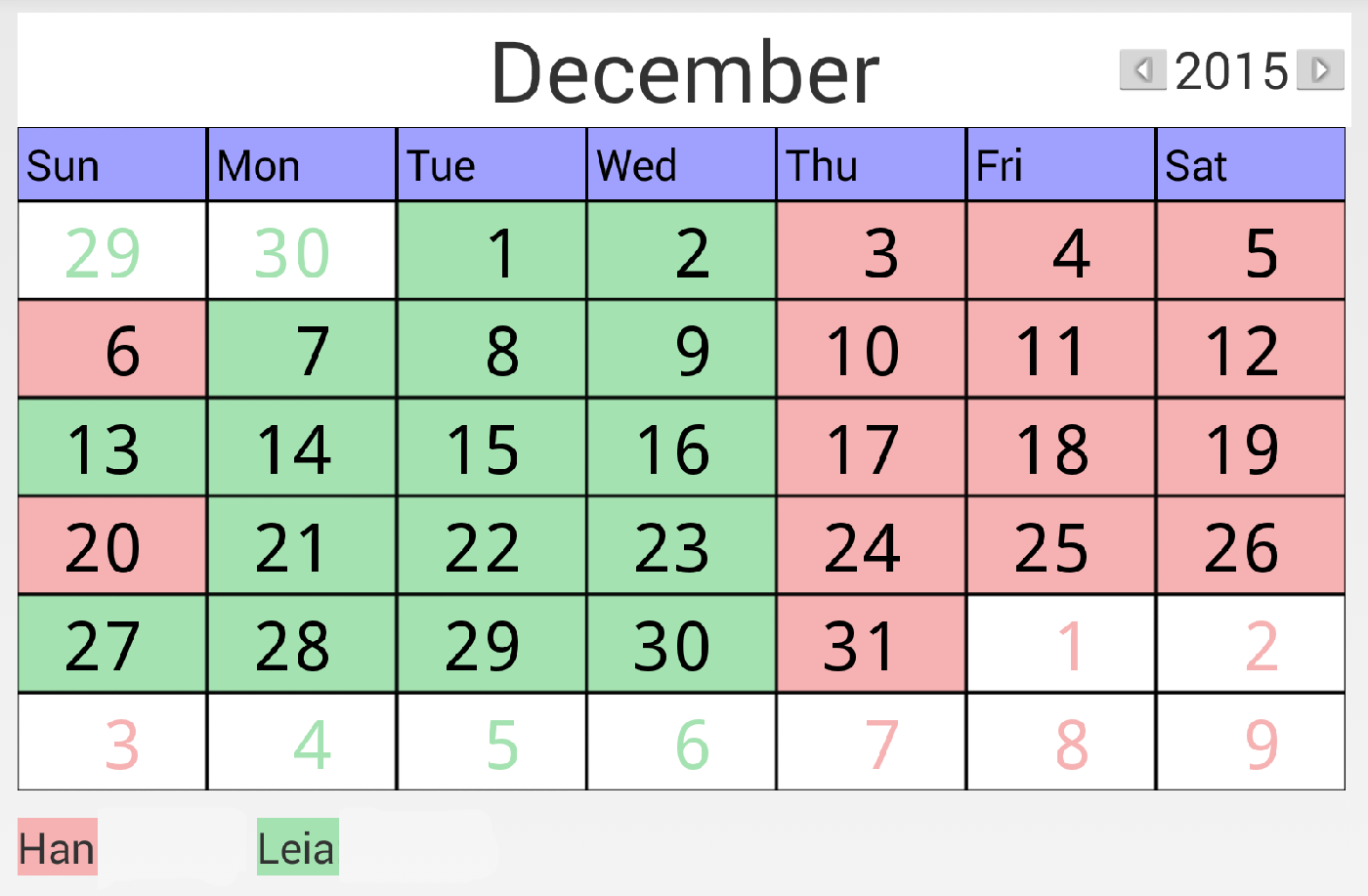 3 3 4 4 Custody Schedule Template